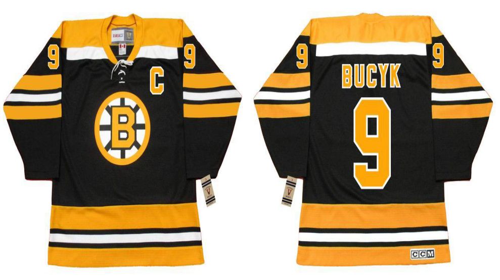 2019 Men Boston Bruins #9 Bucyk Black CCM NHL jerseys->boston bruins->NHL Jersey
